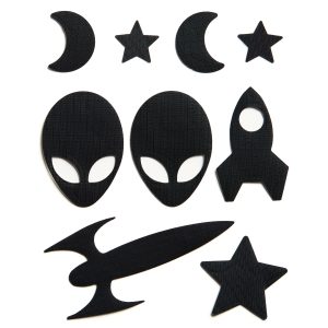 down jacket repair kit - space - black