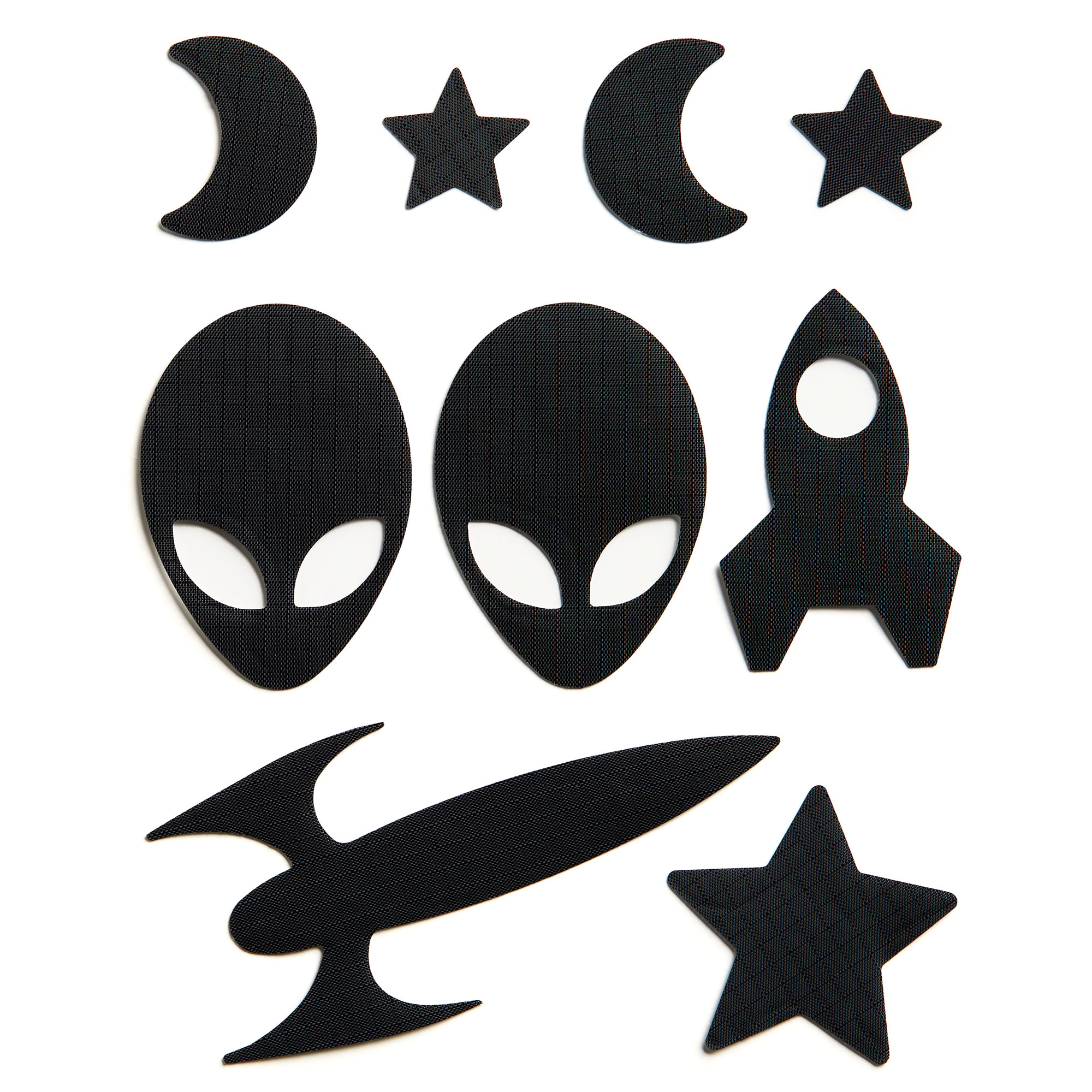 down jacket repair kit - space - black