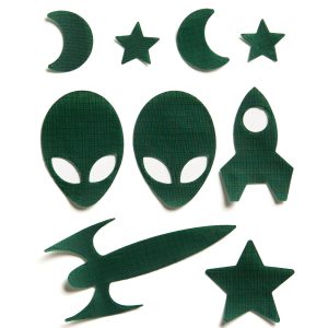 down jacket repair kit - space - bottle green