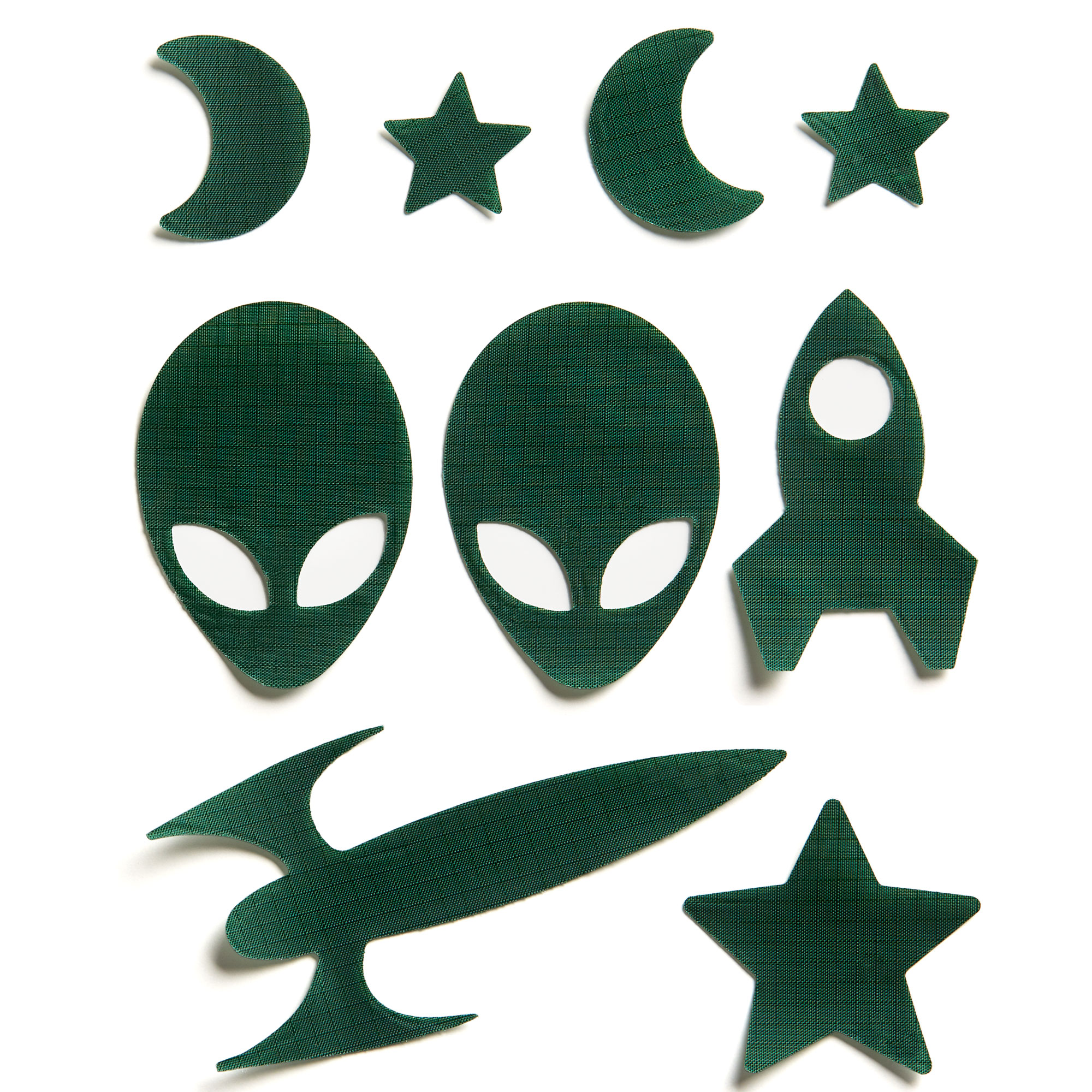 down jacket repair kit - space - bottle green