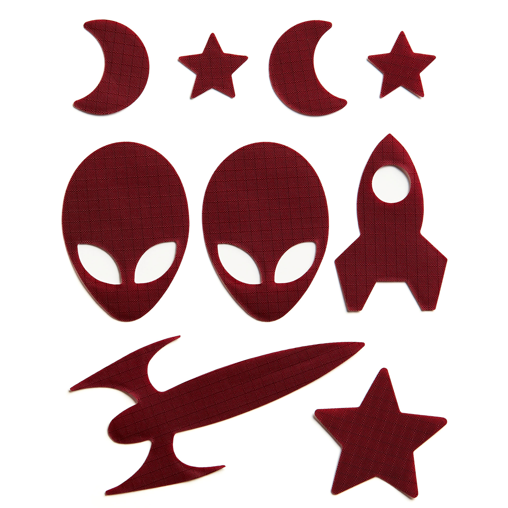 down jacket repair kit - space - burgundy
