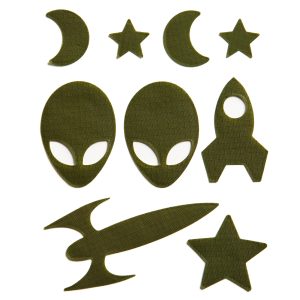 down jacket repair kit - space - olive green