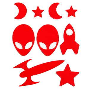 down jacket repair kit - space - red