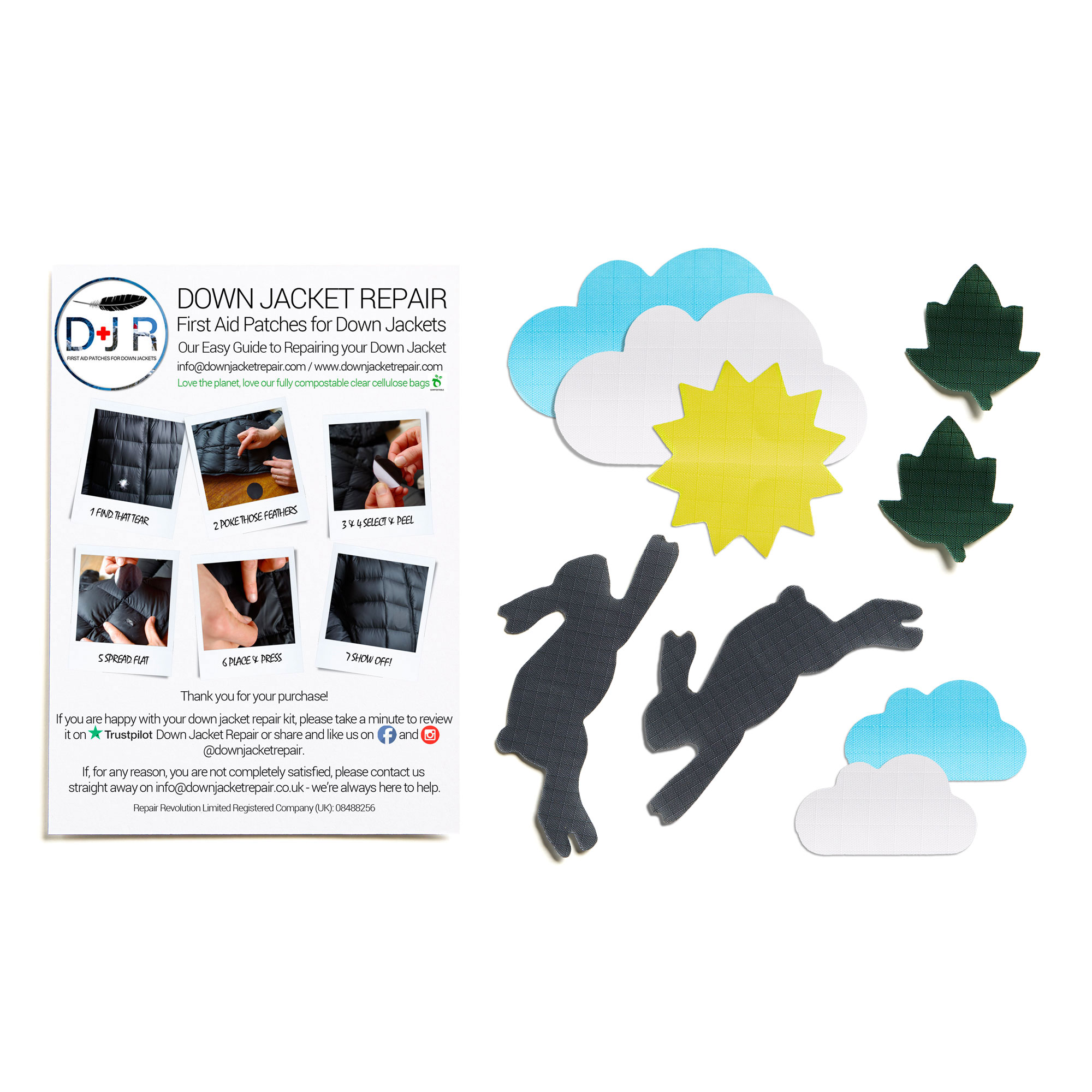 Down Jacket Repair Set - Special Edition Spring Field - Image 2