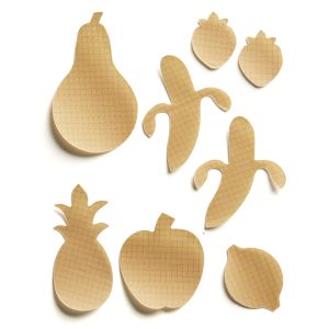 down jacket repair kit - fruit - beige