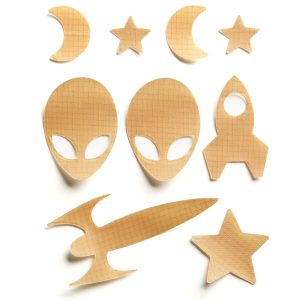 down jacket repair kit - space - beige