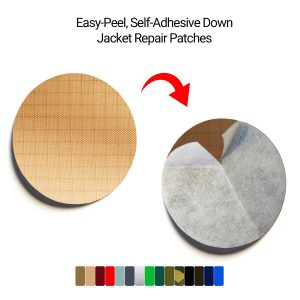 down jacket repair patch beige