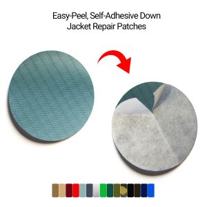 down jacket repair patch light gray