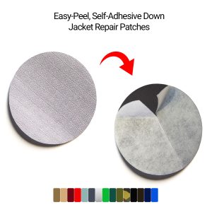 down jacket repair patch silver